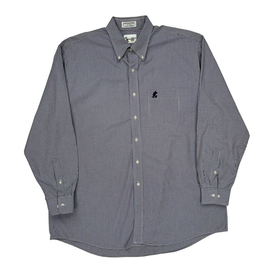 Disney Checked Shirt - XL Gray Cotton