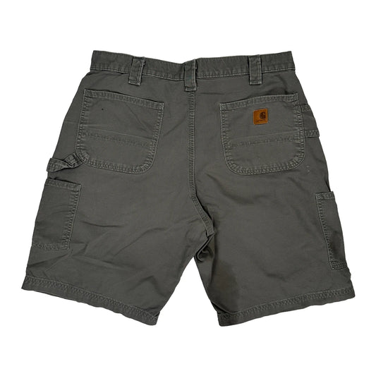 Carhartt Carpenter Shorts - 36W 10L Grey Cotton
