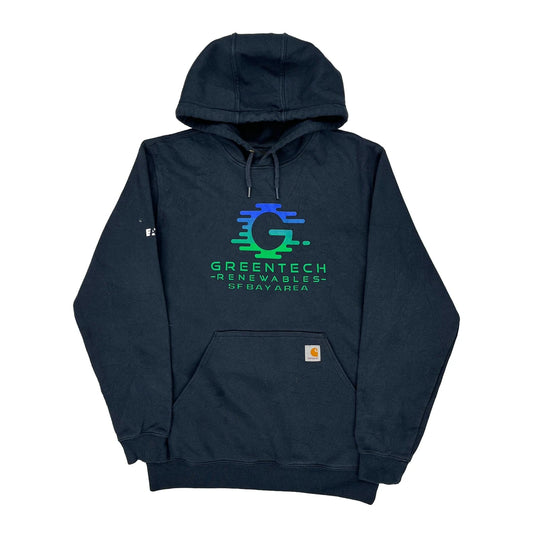 Greentech Renewables Sf Bay Area Carhartt Hoodie - Medium Navy Cotton Blend