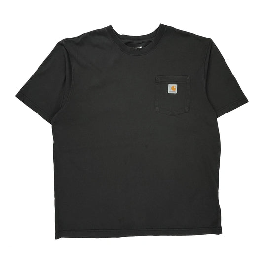Carhartt T-Shirt - Large Black Cotton