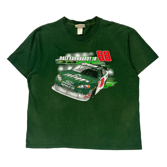 Dale Earnhardt Jr. Winners Circle Nascar T-Shirt - XL Green Cotton