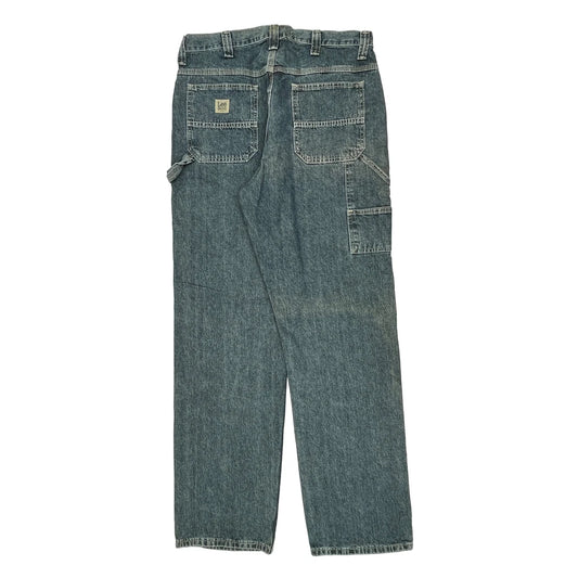 Vintage Lee Carpenter Pants - 34W 34L Acid Wash Cotton