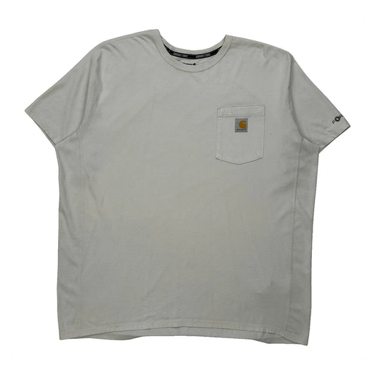Carhartt T-Shirt - XL White Cotton