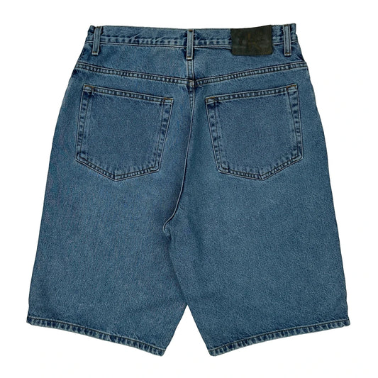 Calvin Klein Jeans Denim Shorts - 32W 10L Blue Cotton