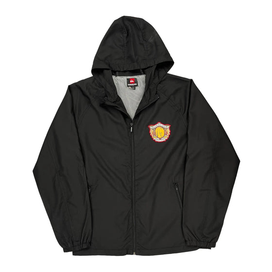 Quiksilver Windbreaker - Large Black Polyester