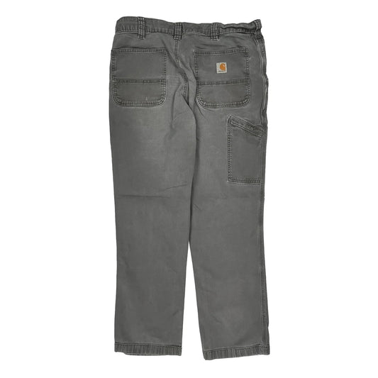 Carhartt Double Knee Carpenter Trousers - 36W 32L Grey Cotton