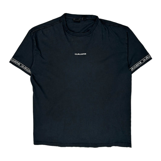 Vintage Quiksilver T-Shirt - Large Black Cotton