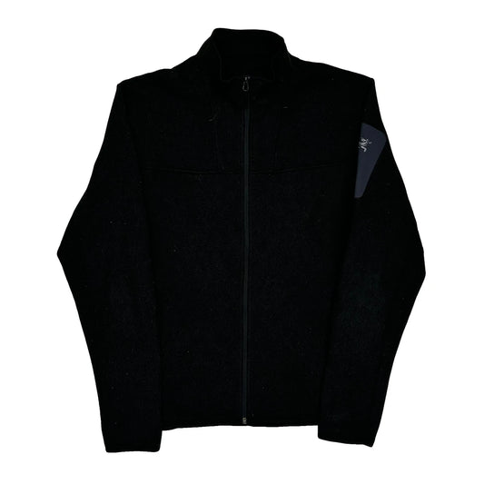 Vintage Arc''Teryx Fleece Jacket - XL Black Polyester