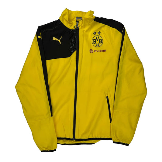 Borussia Dortmund Puma Football Jacket - XL Black Polyester