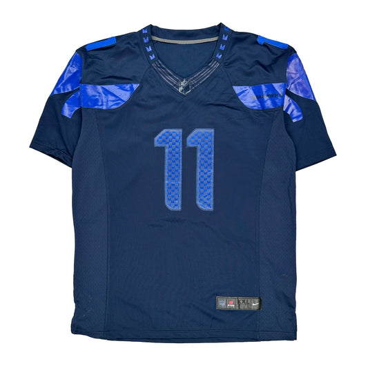 Seahawks Nike Football Jersey - 2XL Blue Polyester