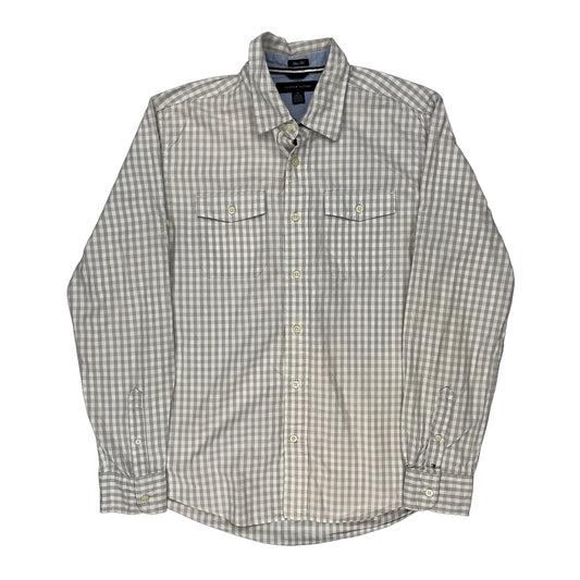Tommy Hilfiger Checked Shirt - Medium Beige Cotton