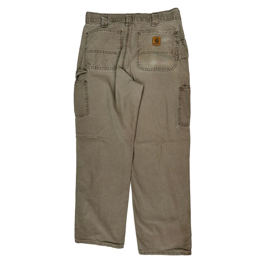 Carhartt Carpenter Trousers - 32W 32L Brown Cotton