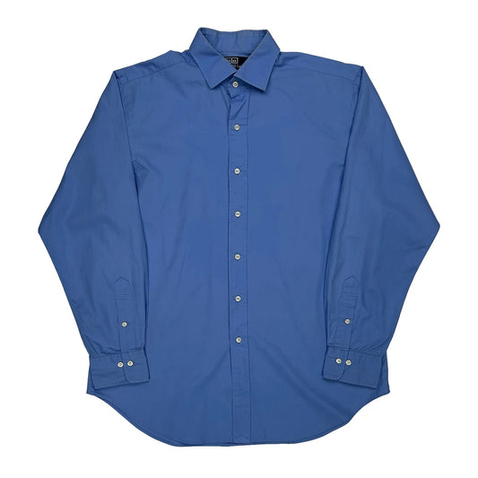 Polo By Ralph Lauren Shirt - Large Blue Cotton
