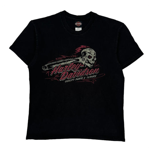 Las Vegas Harley Davidson Graphic T-Shirt - Large Black Cotton