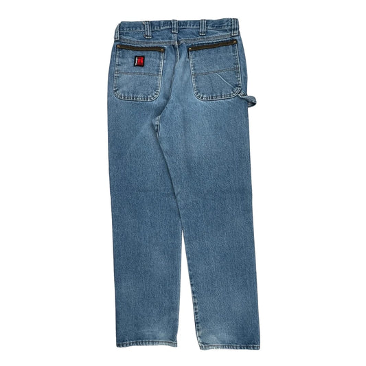 Wrangler Carpenter Jeans - 34W 32L Blue Cotton