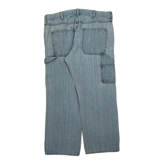 Old Navy Carpenter Jeans - 36W 30L Light Wash Cotton