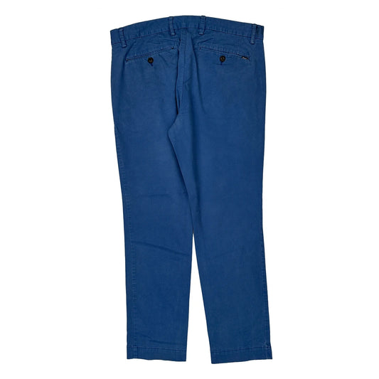 Polo By Ralph Lauren Chinos - 33W 28L Blue Cotton Blend