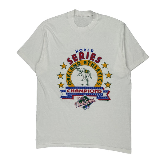 Oakland Athletics Unbranded Mlb T-Shirt - Large Multicoloured Cotton