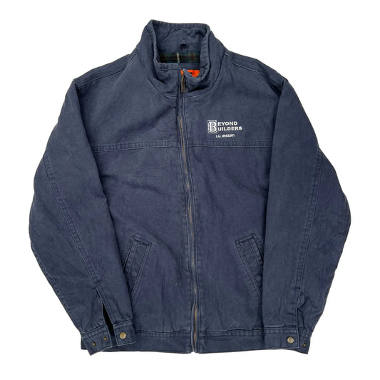 Beyond Builders Corner Stone Jacket - Large Blue Cotton
