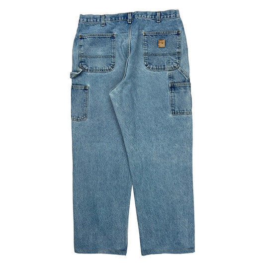 Carhartt Carpenter Jeans - 36W 32L Blue Cotton