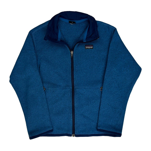 Patagonia Fleece Jacket - XS Blue Polyester