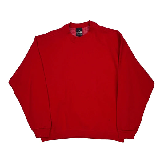 Pluma Sweatshirt - 2XL Red Cotton Blend