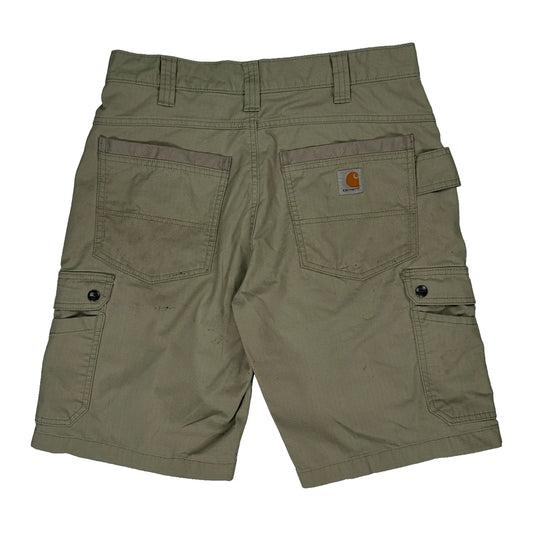 Carhartt Cargo Cargo Shorts - 32W 10L Khaki Cotton