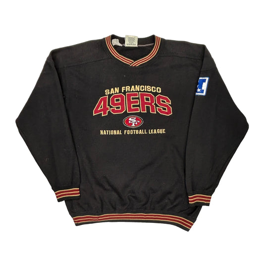 San Francisco 49Ers Lee Sport Nfl Sweatshirt - XL Black Polyester Blend