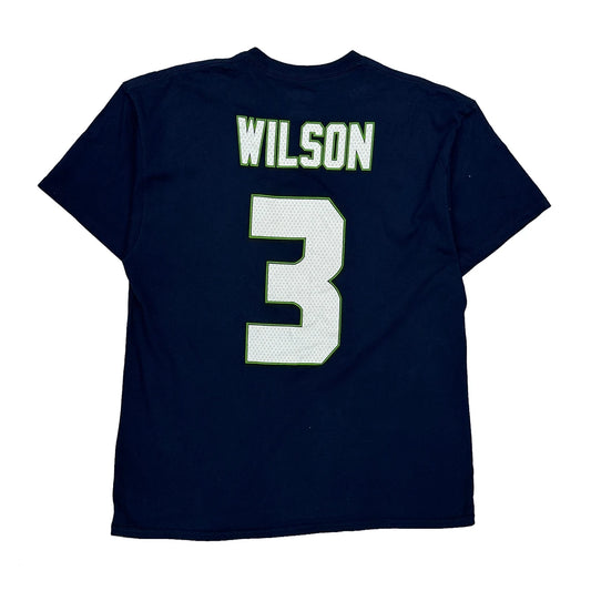 Seattle Seahawks Nfl Football Shirt - XL Navy Cotton