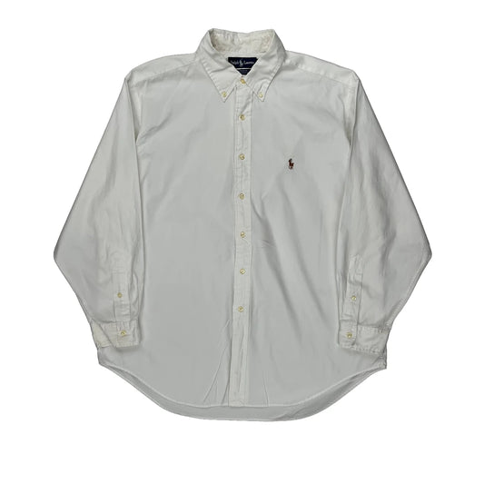 Ralph Lauren Shirt - XL White Cotton
