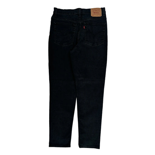 Vintage 512 Levis Slim Fit Jeans - 29W UK 10 Black Denim
