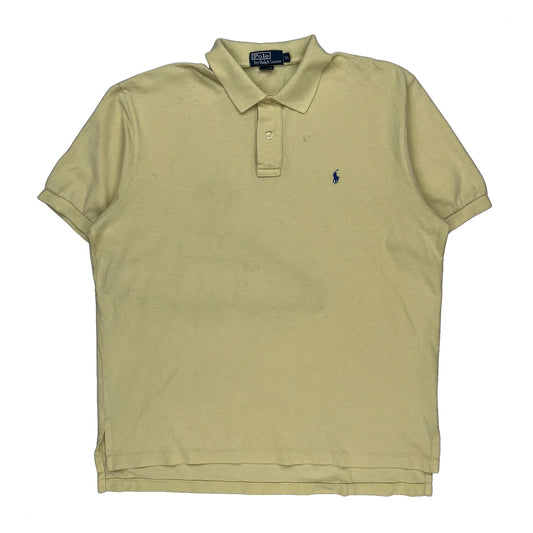 Polo By Ralph Lauren Polo Shirt - XL Yellow Cotton
