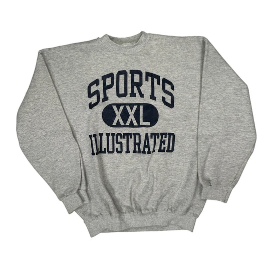 Sports Illustrated Tultex Spellout Sweatshirt - XL Grey Cotton