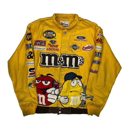 Chase Authentics Nascar Varsity Jacket - Medium Multicoloured Cotton