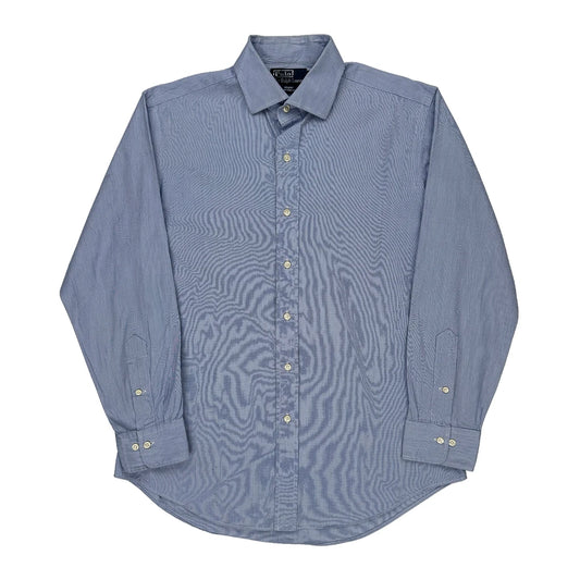 Regent Custom Fit Polo By Ralph Lauren Shirt - Large Blue Cotton