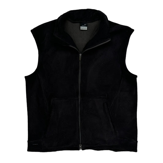 Nike Fleece Gilet - Medium Black Polyester