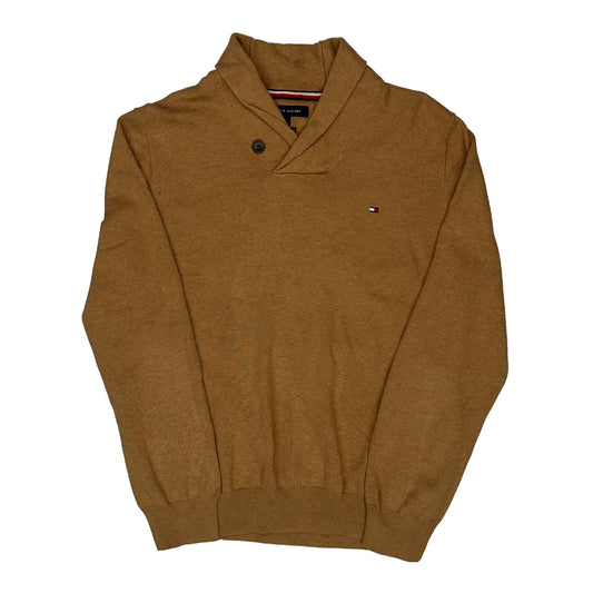 Tommy Hilfiger Jumper - Small Brown Cotton