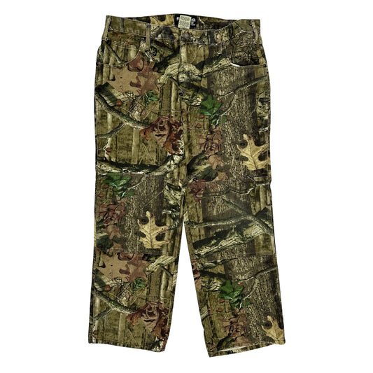 Mossy Oak Camo Cargo Trousers - 38W 30L Camo Cotton