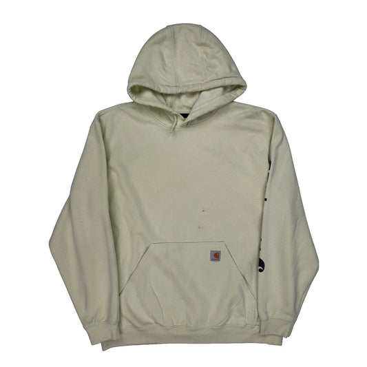 Carhartt Hoodie - XL Cream Cotton