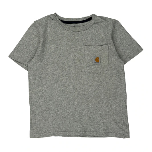 Carhartt T-Shirt - Small Grey Cotton