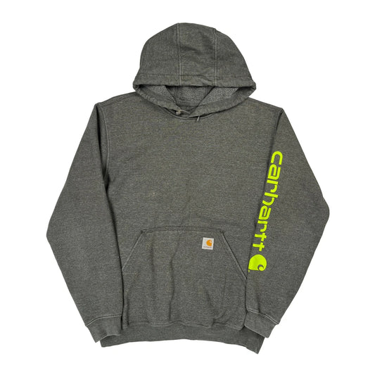 Vintage Carhartt Hoodie - Medium Gray Cotton Blend
