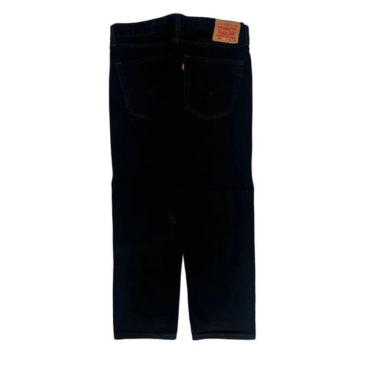 505 Levis Jeans - 35W 30L Black Cotton