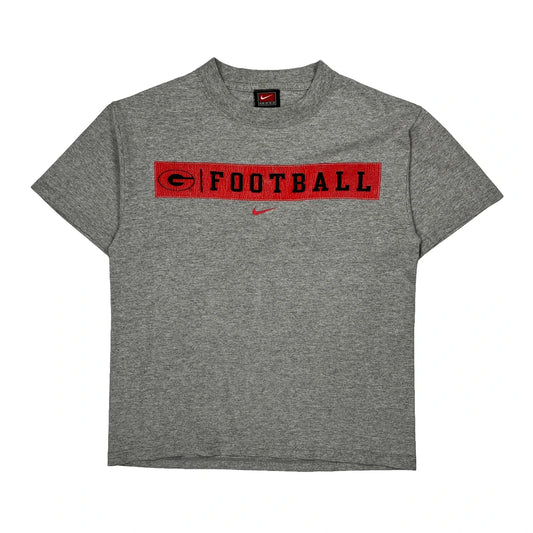 Georgia Bulldogs Nike Georgia Bulldogs T-Shirt - Large Grey Cotton