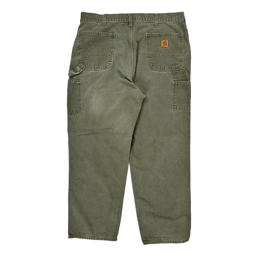Carhartt Dungarees - 36W 32L Green Cotton