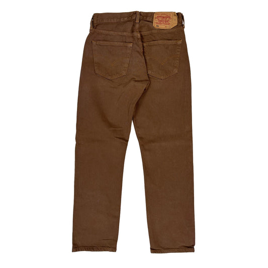 Levis Jeans - 31W 30L Brown Cotton