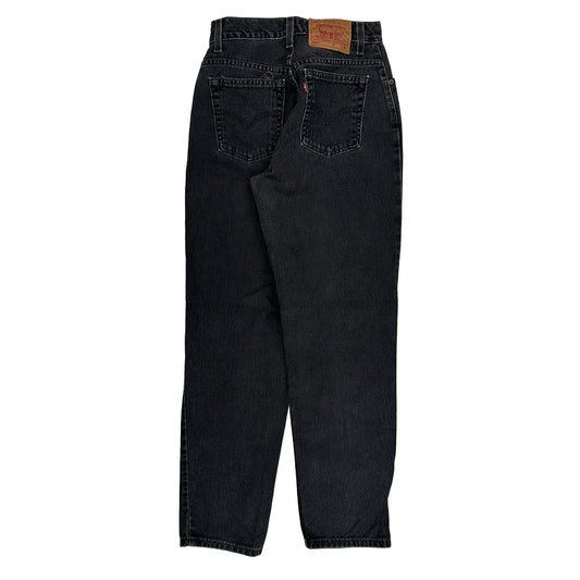 Vintage Levis 550 Jeans - 24W UK 6 Black Cotton