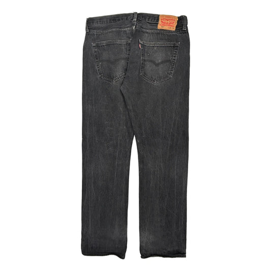 501 Levis Jeans - 36W 32L Black Cotton