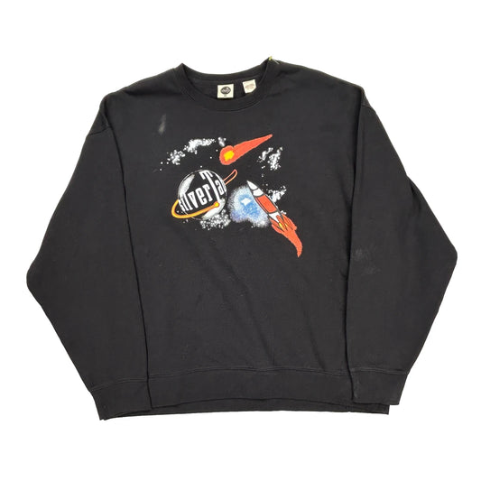 Silver Tab Levis Graphic Sweatshirt - 2XL Black Cotton
