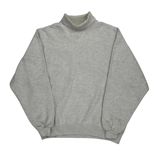 Russell Athletic Sweatshirt - XL Grey Cotton