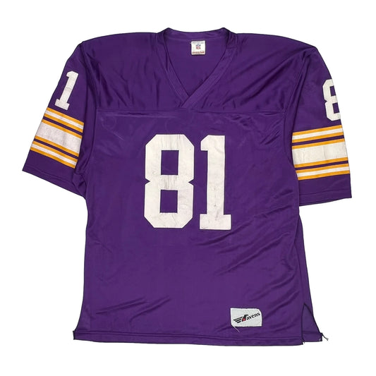 Ravens Nfl Football Jersey - 2XL Purple Polyester